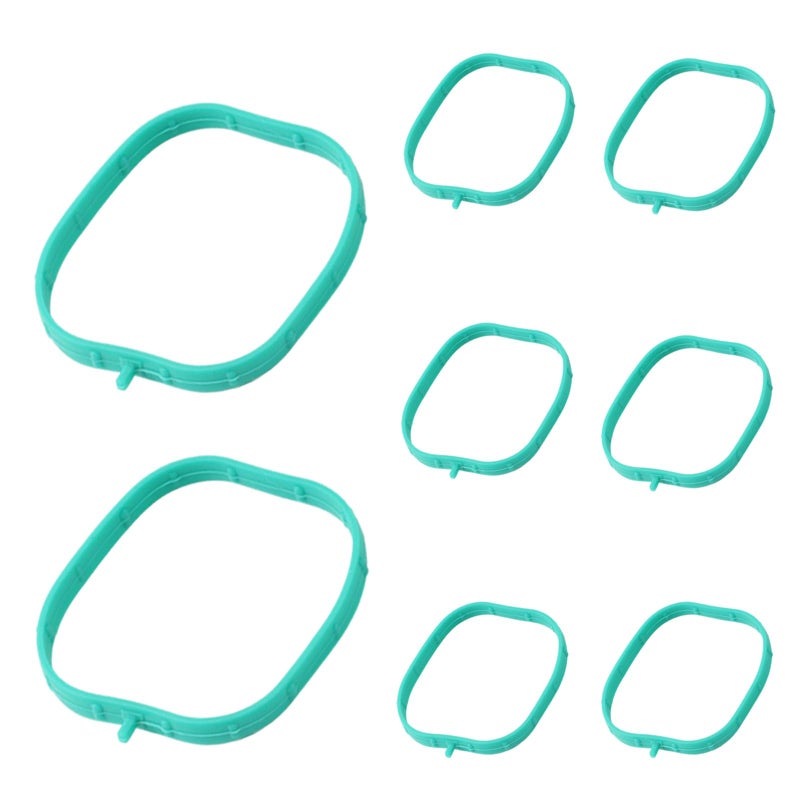 Dtomi Engine Intake Manifold Gasket Runner Seals Compatible with Chevy GMC Cadillac Vehicles for 2014Newer LT Based Engines 53L 62L LT1 LT2 L83 L86 L84 L87 L82 L8B Replace 12626354 8pcs